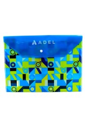 Adel A4 Desenli Çıtçıtlı Dosya 16274 - 3