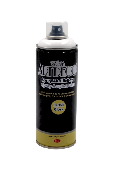 Artdeco 060 Beyaz Sprey Akrilik Boya 400Ml - 1