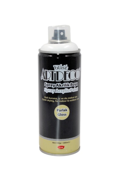 Artdeco 060 Beyaz Sprey Akrilik Boya 400Ml - 2