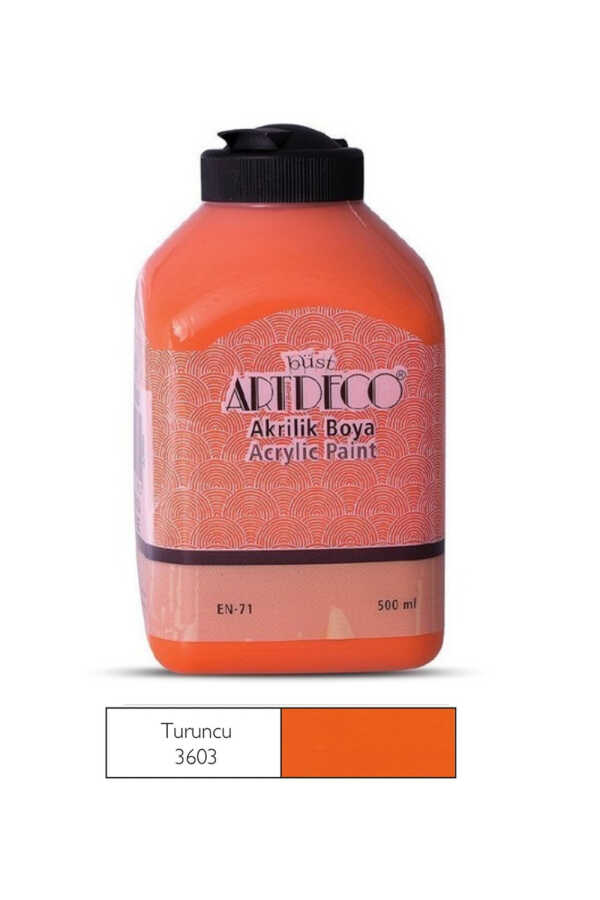 Artdeco Turuncu Akrilik Boya 500 Ml