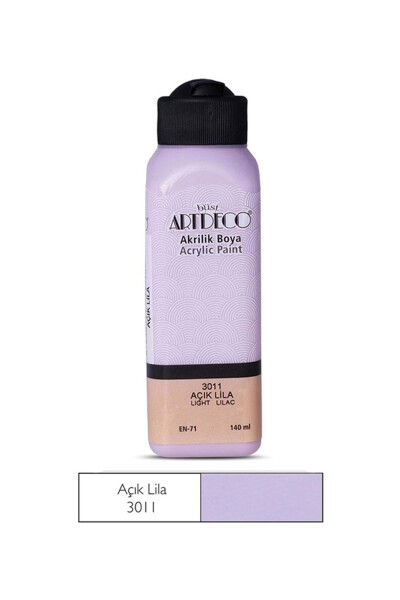 Artdeco Açık Lila Akrilik Boya 140 ml 3011 - 1