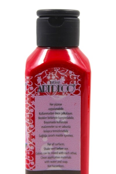 Artdeco Akrilik Boya Kadife Kırmızı 140Ml 3019 - 3