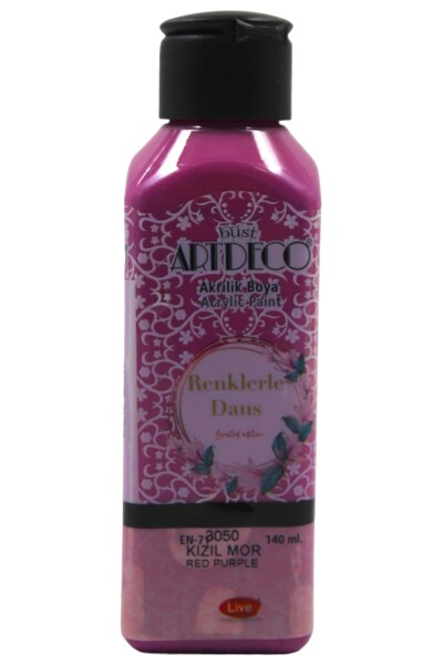 Artdeco Akrilik Boya Kızıl Mor 140Ml 3050 - 1