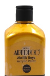 Artdeco Metalik Akrilik Boya 500 ml Altın 3721 - 2