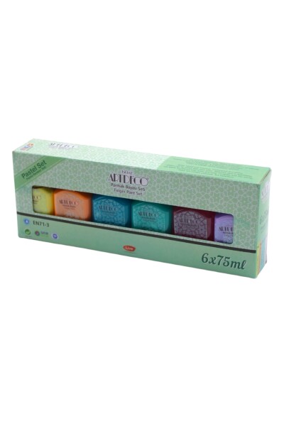 Artdeco Parmak Boyası Seti 6x75 ml Pastel Renkler As2 - 1