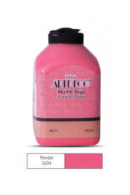 Artdeco Pembe Akrilik Boya 500 ml - 1