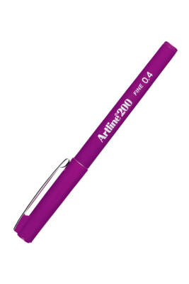 Artline 200N Fine Keçeli Yazım ve Çizim Kalemi 0.4 mm Magenta - 1