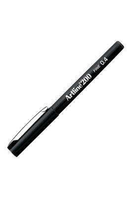 Artline 200N Fine Keçeli Yazım ve Çizim Kalemi 0.4 mm Siyah - 1