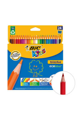 Bic 24 Renk Kuru Boya Kalemi Tam Boy - 2 - 1