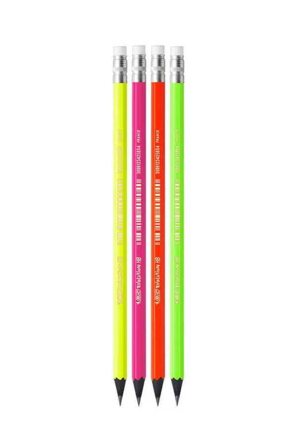 Bic Evolutıon Fluo Silgili Kurşun Kalemi 