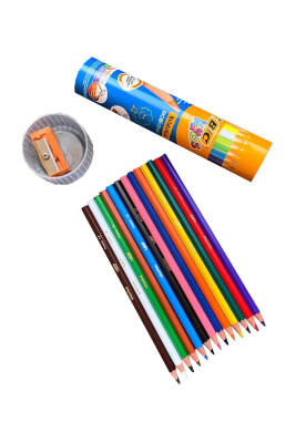 Bic Kuru Boya Kalemi 12+1 Metal Tüp - 4