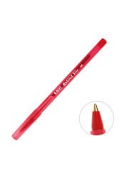 Bic Round Stıc Kırmızı Tükenmez Kalem - 1