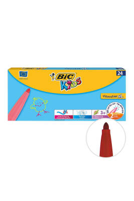 Bic Vısa Yıkanabilir Jumbo Keçeli Kalem 24'lü - 1