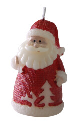 Can Yılbaşı Noel Baba Mum 10 cm - 10