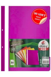 Dosy Telli Dosya Mor 50'li Paket - 1