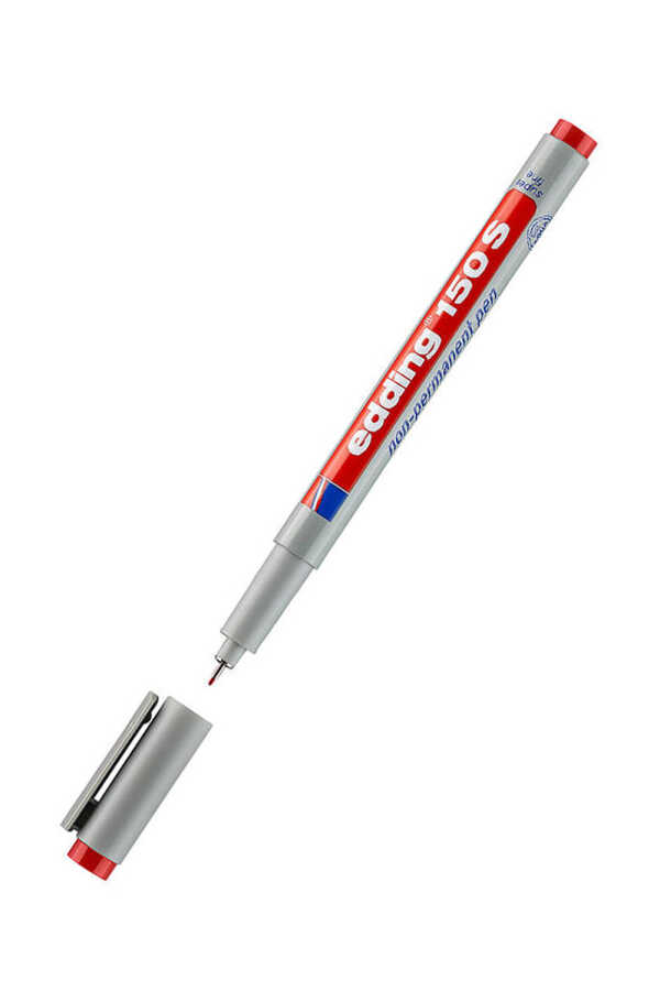 Edding E-150s Kırmızı Asetat Kalemi 