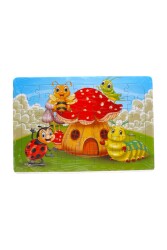 Kırtasiye Ofisi Hikayeli Yapboz Puzzle 25 x 35 cm Mantar - 1