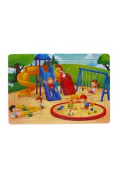 Kırtasiye Ofisi Hikayeli Yapboz Puzzle 25 x 35 cm Park - 1