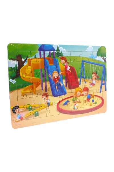 Kırtasiye Ofisi Hikayeli Yapboz Puzzle 25 x 35 cm Park - 2