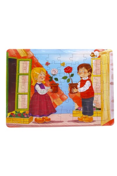 Kırtasiye Ofisi Hikayeli Yapboz Puzzle 30 X 40 Cm Gül - 1