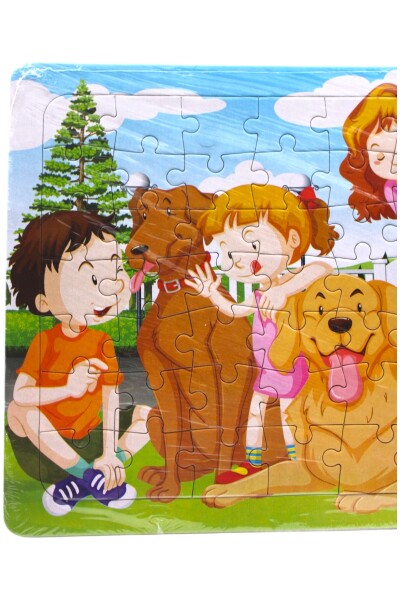 Kırtasiye Ofisi Hikayeli Yapboz Puzzle 30 X 40 Cm Sevimli Köpekler - 3