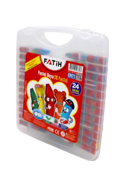 Fatih 50370 Çantalı Pastel Boya 24 Renk 50370 - 1