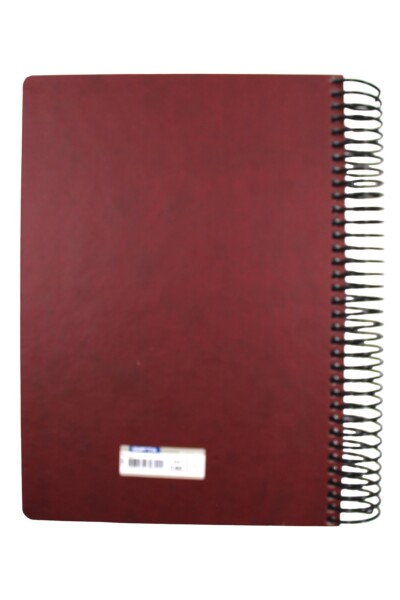 Gıpta 1081 A4 140 Yaprak Kareli Kareli Vıp Spiralli Suni Deri Defter - 15