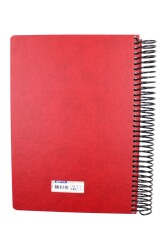 Gıpta 1081 A4 140 Yaprak Kareli Kareli Vıp Spiralli Suni Deri Defter - 4