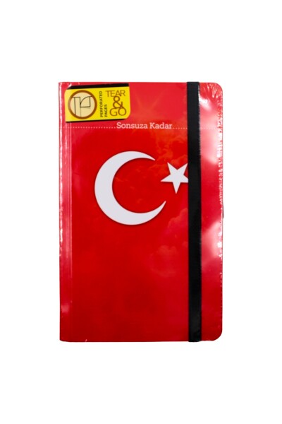 Gıpta 13x21 Sonsuza Kadar 100 Yaprak Çizgili İpek Dikişli Lastikli Sert Kapak Defter 6499 - 1