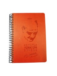 Gıpta 17x24 120 Yaprak Çizgili Atatürk Spiralli Sert Kapak Defter 1550 - 3