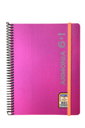 Gıpta A4 130 Yaprak 6+1 Spiralli Plastik Kapak Defter - 7