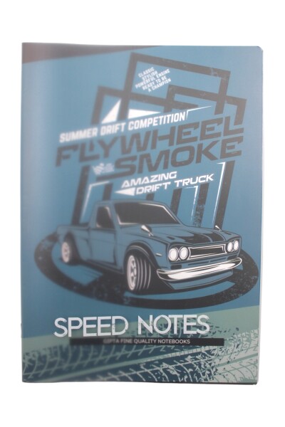 Gıpta A4 60 Yaprak Kareli Speed Notes Plastik Kapak Defter - 1