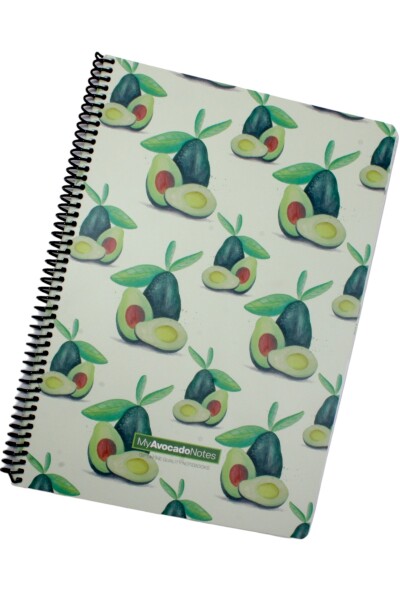 Gıpta A4 Avocado 80 Yaprak Çizgili Spiralli Karton Kapak Defter Avocado 3 Lü 5819 - 2