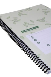 Gıpta A4 Avocado 80 Yaprak Çizgili Spiralli Karton Kapak Defter Avocado 3 Lü 5819 - 3