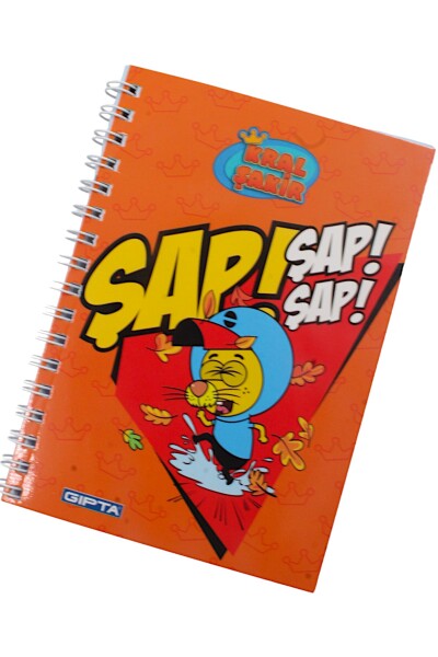 Gıpta A6 Kral Şakir Sp.Karton Kapak Defter 6014 - 2