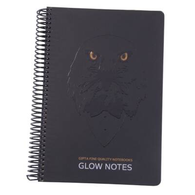 Gıpta Glow 120 Yaprak Kareli Spiralli Sert Kapak Defter 17 x 24 cm - 4