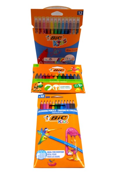 Kırtasiye Ofisi Bic İlkokul 3 Parça Boya Seti - 1