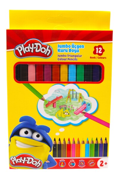 Kırtasiye Ofisi Play-Doh Anaokulu 8 Parça Geniş Boya Seti - 7