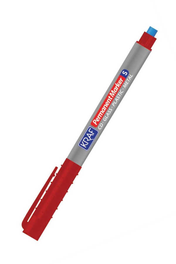 Kraf 270(s) Kırmızı Silgili Asetat Kalemi 