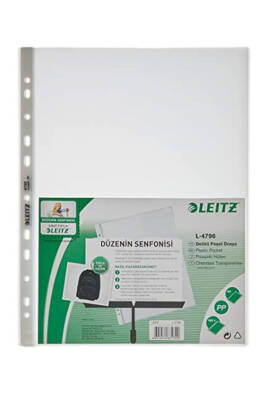 Leitz A4 Delikli Poşet Dosya 100'lü Paket 4796 - 1