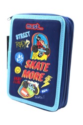 Kırtasiye Ofisi Çift Katlı İçi Dolu Kalemlik 585098 Skate More 15 x 5 x 21 cm - 2