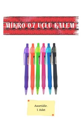 Mikro 0.7 Versatil Kalem + Tombow 6'lı 0.7 Kalem Ucu Seti (A5 Defter Hediye) - 3