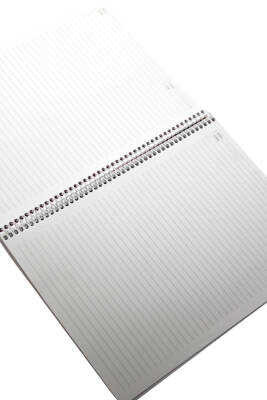 Mikro A4 120 Yaprak Çizgili Plastik Kapak Spiralli Çizgili Defter - 3