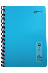 Mynote Flex A4 100 Yaprak Çizgili Spiralli Plastik Neon Kapak Defter - 10