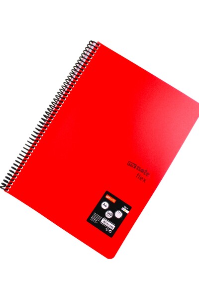 Mynote Flex A4 140 Yaprak Kareli Spiralli Plastik Kapak Defter - 20