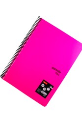 Mynote Flex A4 140 Yaprak Kareli Spiralli Plastik Kapak Defter - 14