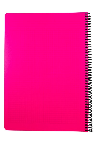 Mynote Flex A4 140 Yaprak Kareli Spiralli Plastik Kapak Defter - 16