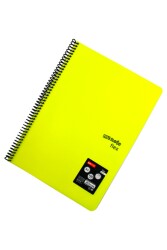 Mynote Flex A4 140 Yaprak Kareli Spiralli Plastik Kapak Defter - 8