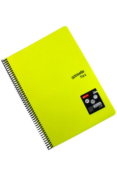 Mynote Flex A4 140 Yaprak Kareli Spiralli Plastik Kapak Defter - 9