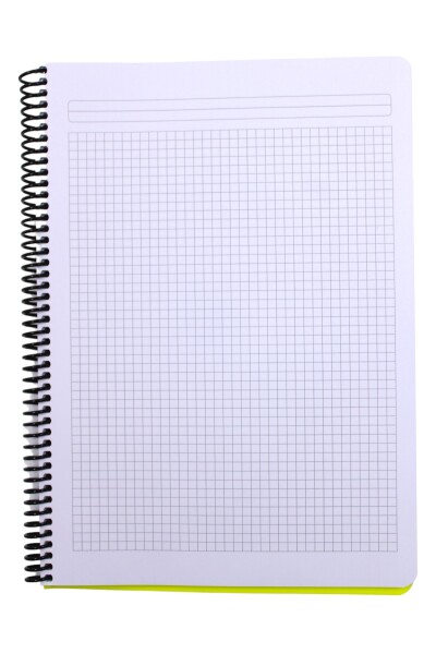 Mynote Flex A4 140 Yaprak Kareli Spiralli Plastik Kapak Defter - 12